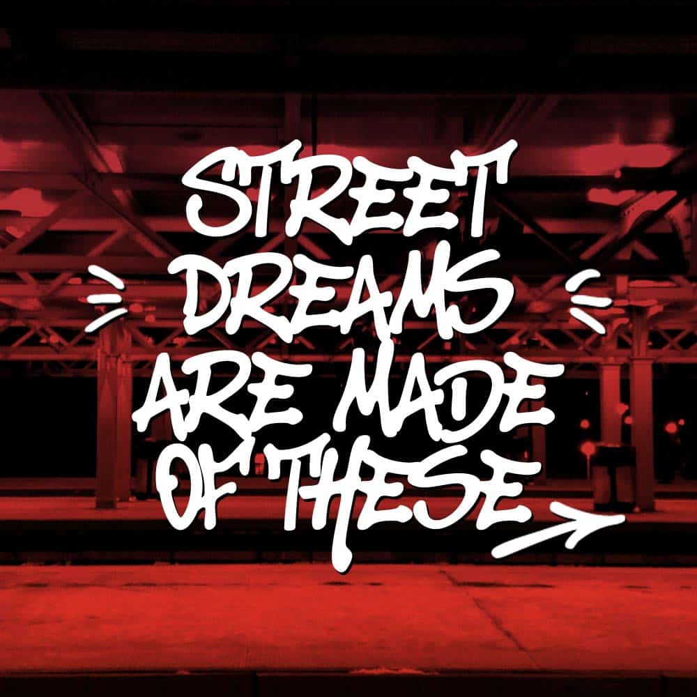 The Fresh Prince font application example