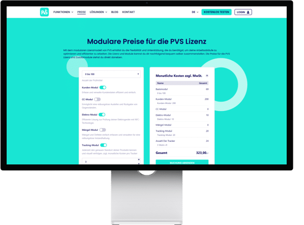 PVSID Website Preiskalkulator